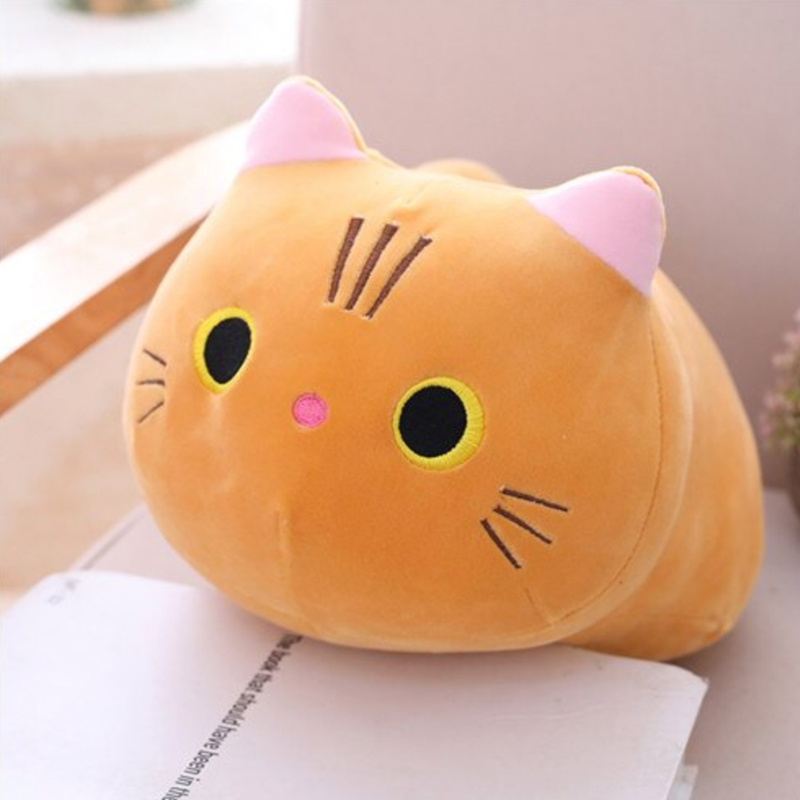 sad cat plush