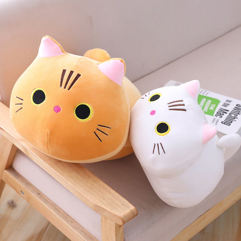 Soft Kawaii Cat Plush Toy | Stuffed Animals & Toys - PlushySpace.com