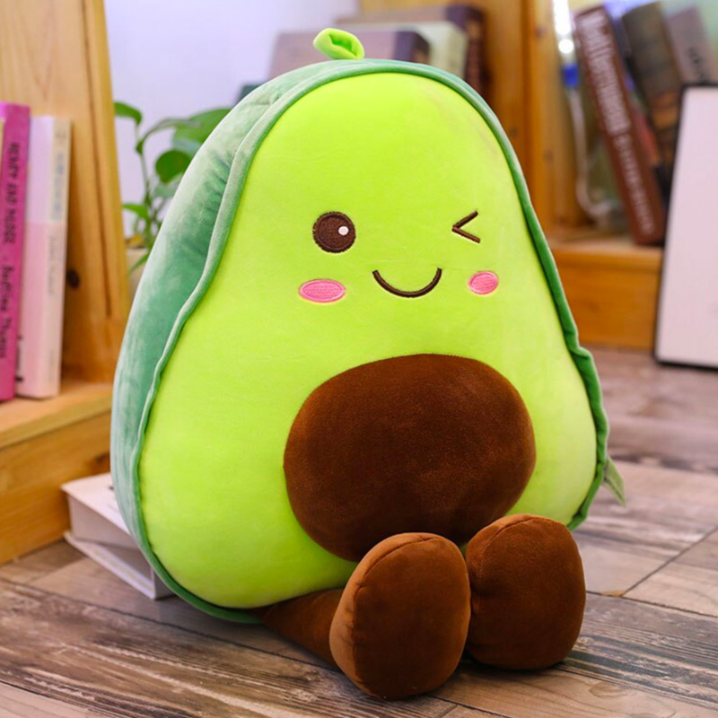 large avocado stuffed animal