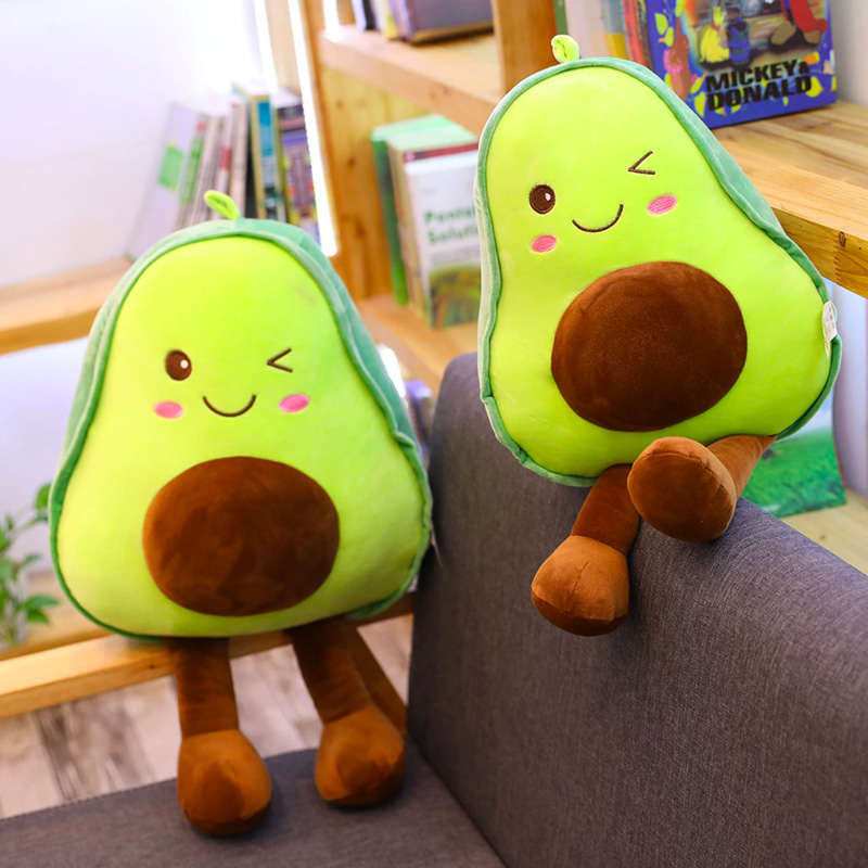 large avocado stuffed animal