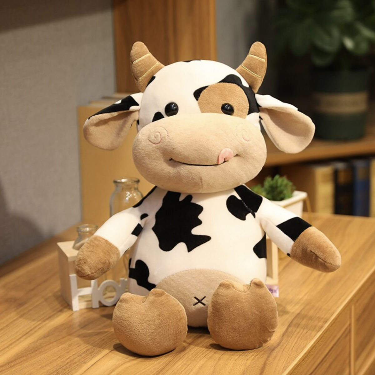 Soft Cow Plush Toy Stuffed Animals PlushySpace