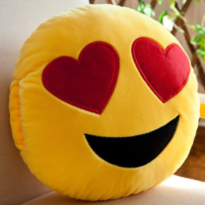 Stuffed best sale emoji pillows