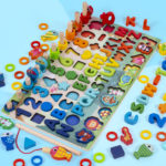 Montessori Wooden Numbers & Alphabet Animals Puzzle - Educational Toy