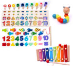 Wooden Numbers Educational Puzzle Extra Set