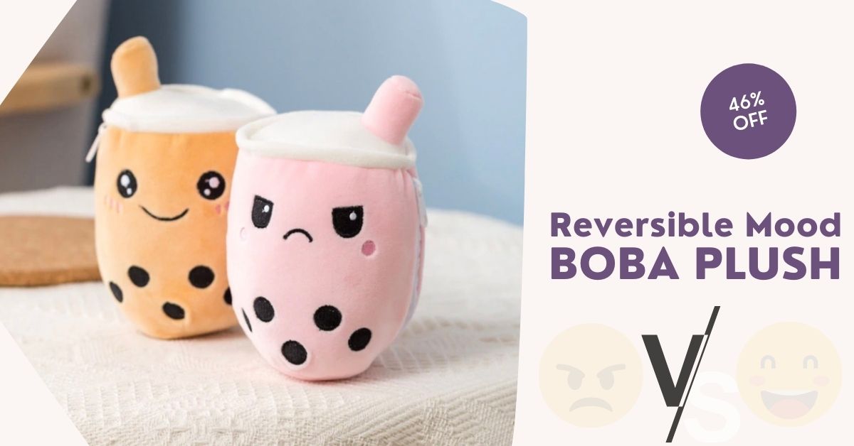 boba plush reversible