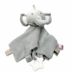 Baby Multifunctional Teether Comforting Towel Gray Elephant
