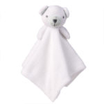 Baby Multifunctional Teether Comforting Towel White Bear