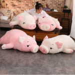 Pink Stuffed Pig Plush Animal