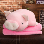 Pink Stuffed Pig Plush Animal