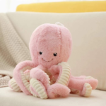 Pink Baby Octopus Plush - Stuffed Octopus
