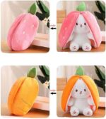 Reversible Bunny Fruity Plush Doll