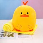 Stuffed Duckling Plush - Soft Blanket