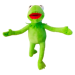 Stuffed Kermit The Frog Plush - Puppet Show Plush