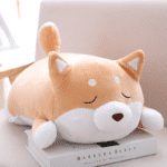 Stuffed Dog Brown Shiba Plush Toy
