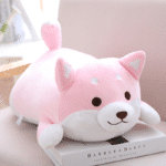 Stuffed Dog Pink Shiba Plush Toy