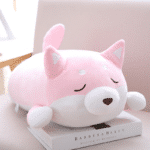 Stuffed Dog Pink Shiba Plush Toy