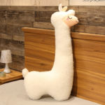 Stuffed White Alpaca Plush - Stuffed Animal Alpaca Plushie