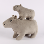 Stuffed Gray Capybara Plush Toy