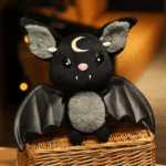 Black Bat Plush Toy - Stuffed Bat